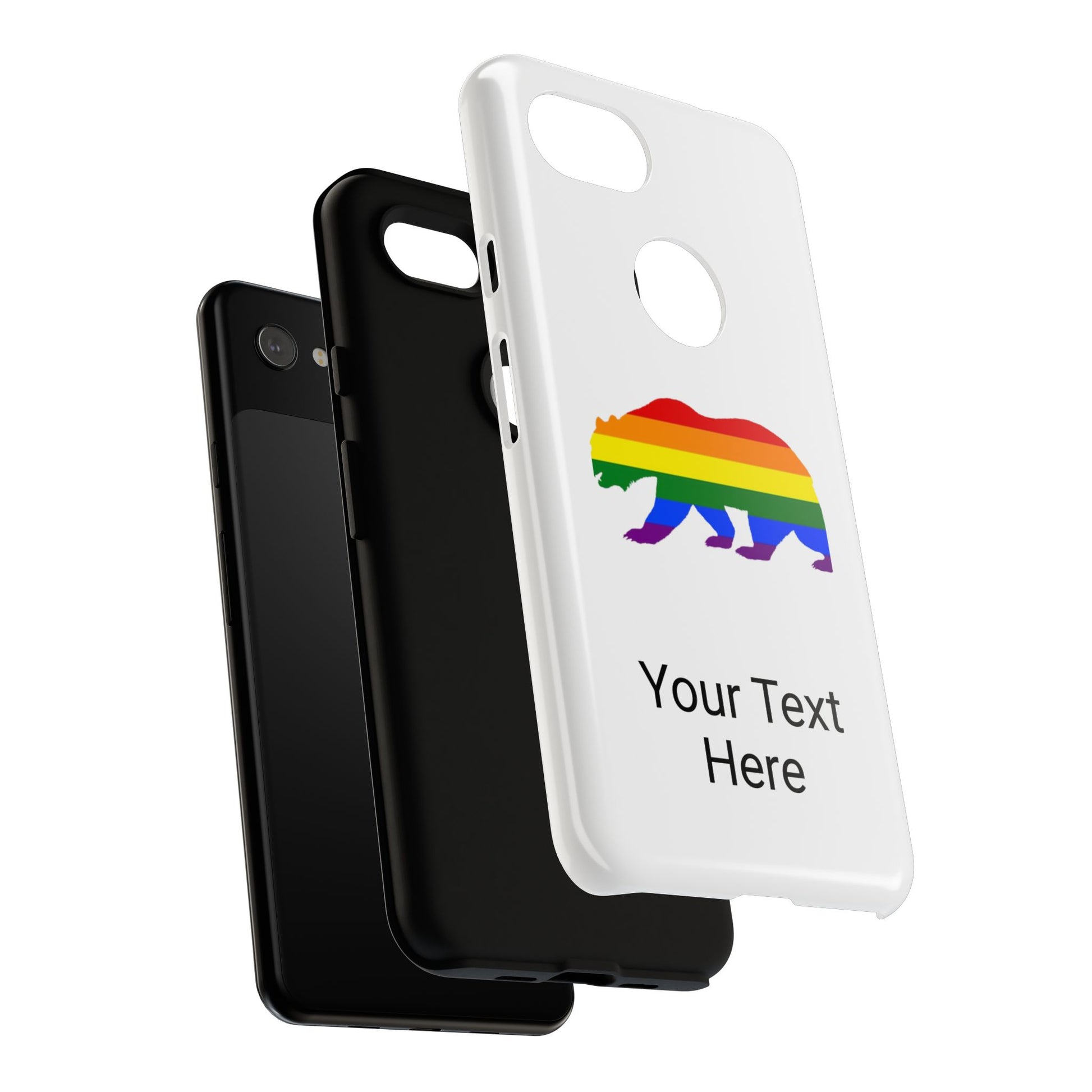 PRIDE BEAR Personalized Older Model Phone Cases - Tammy & Friends Travel