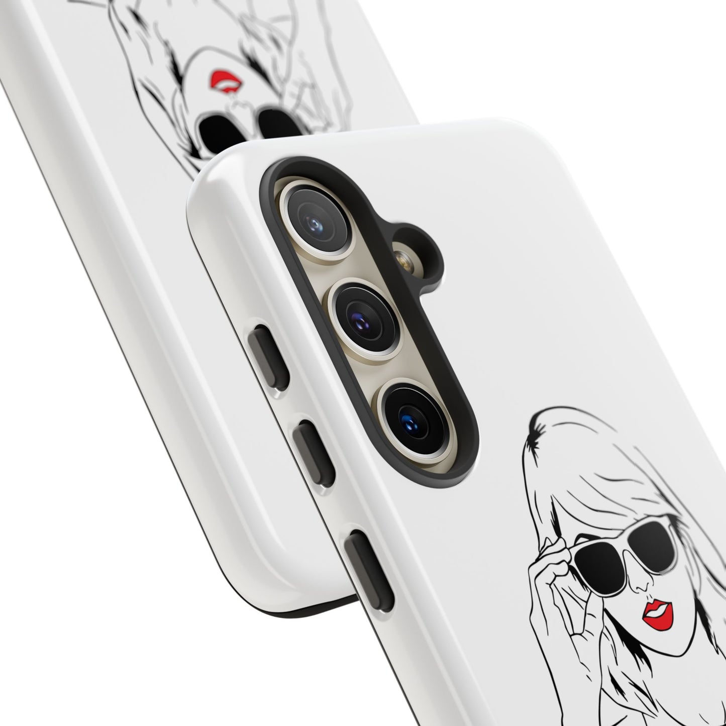 TAYLOR with RED LIPS - NEWER Phone Cases (CAN PERSONALIZE) - Tammy & Friends Travel