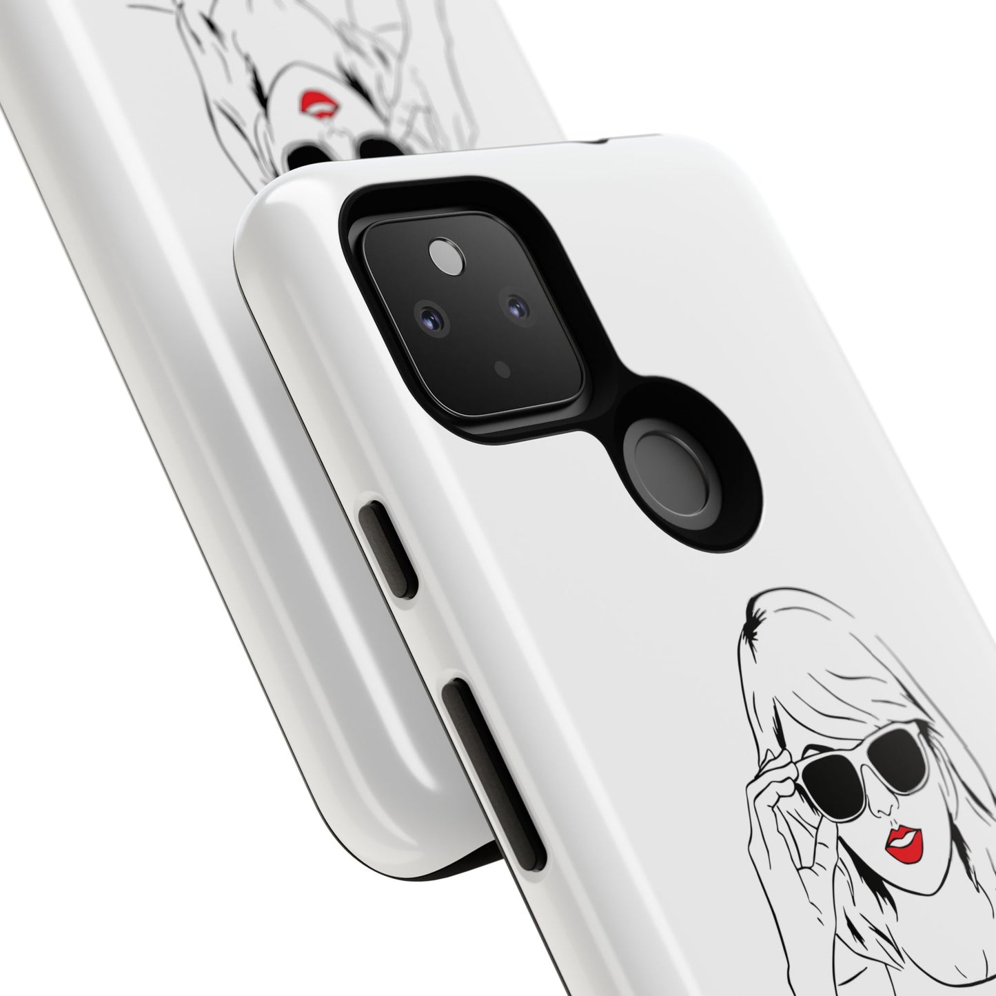 TAYLOR with RED LIPS - OLDER Model Phone Cases (CAN PERSONALIZE) - Tammy & Friends Travel