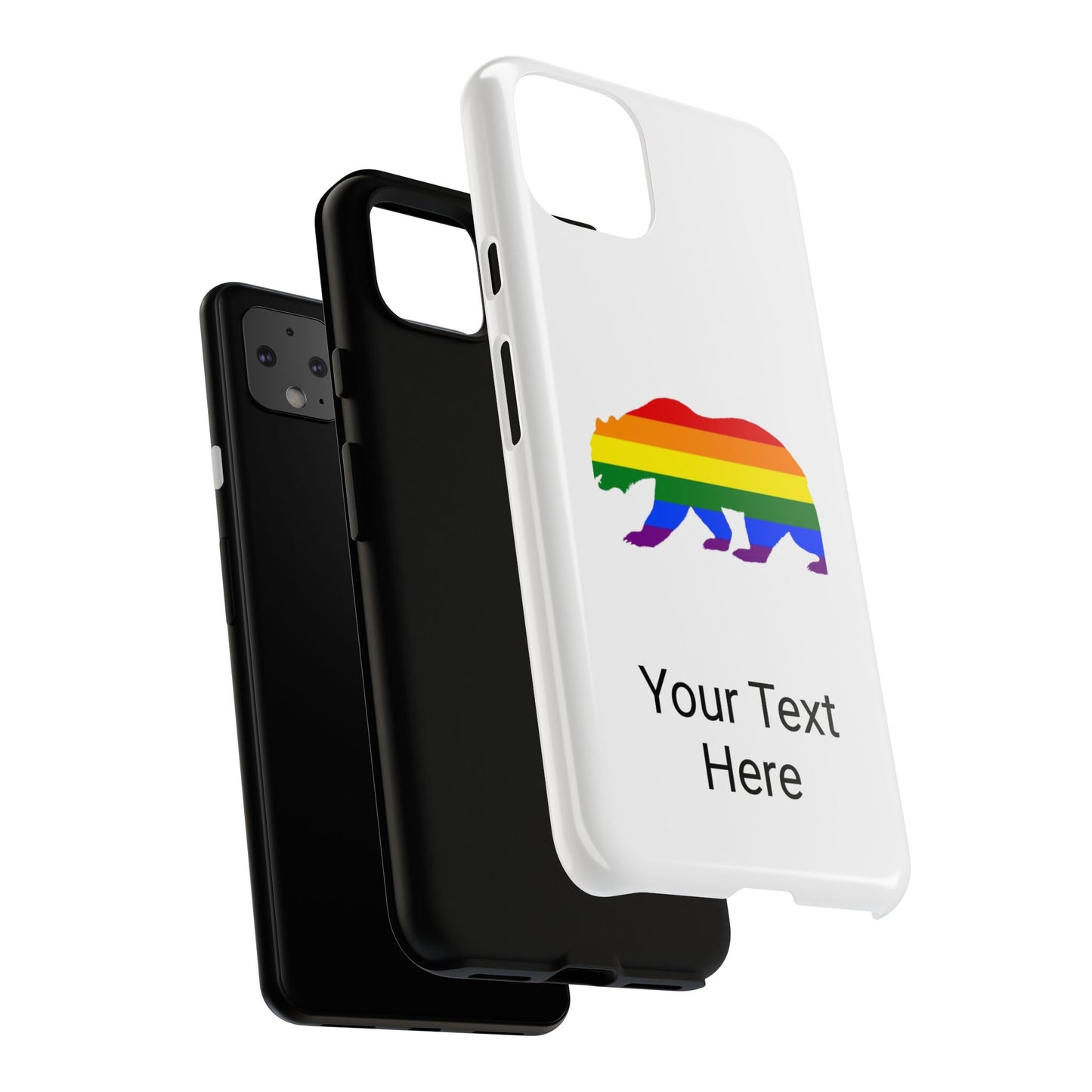 PRIDE BEAR Personalized Older Model Phone Cases - Tammy & Friends Travel