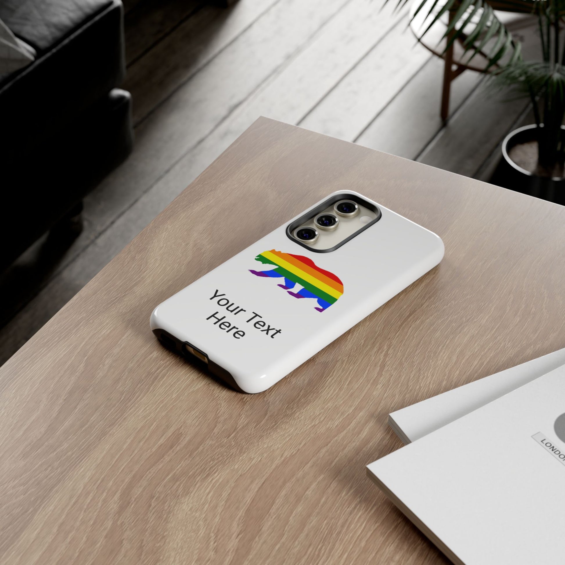 PRIDE BEAR Personalized Older Model Phone Cases - Tammy & Friends Travel