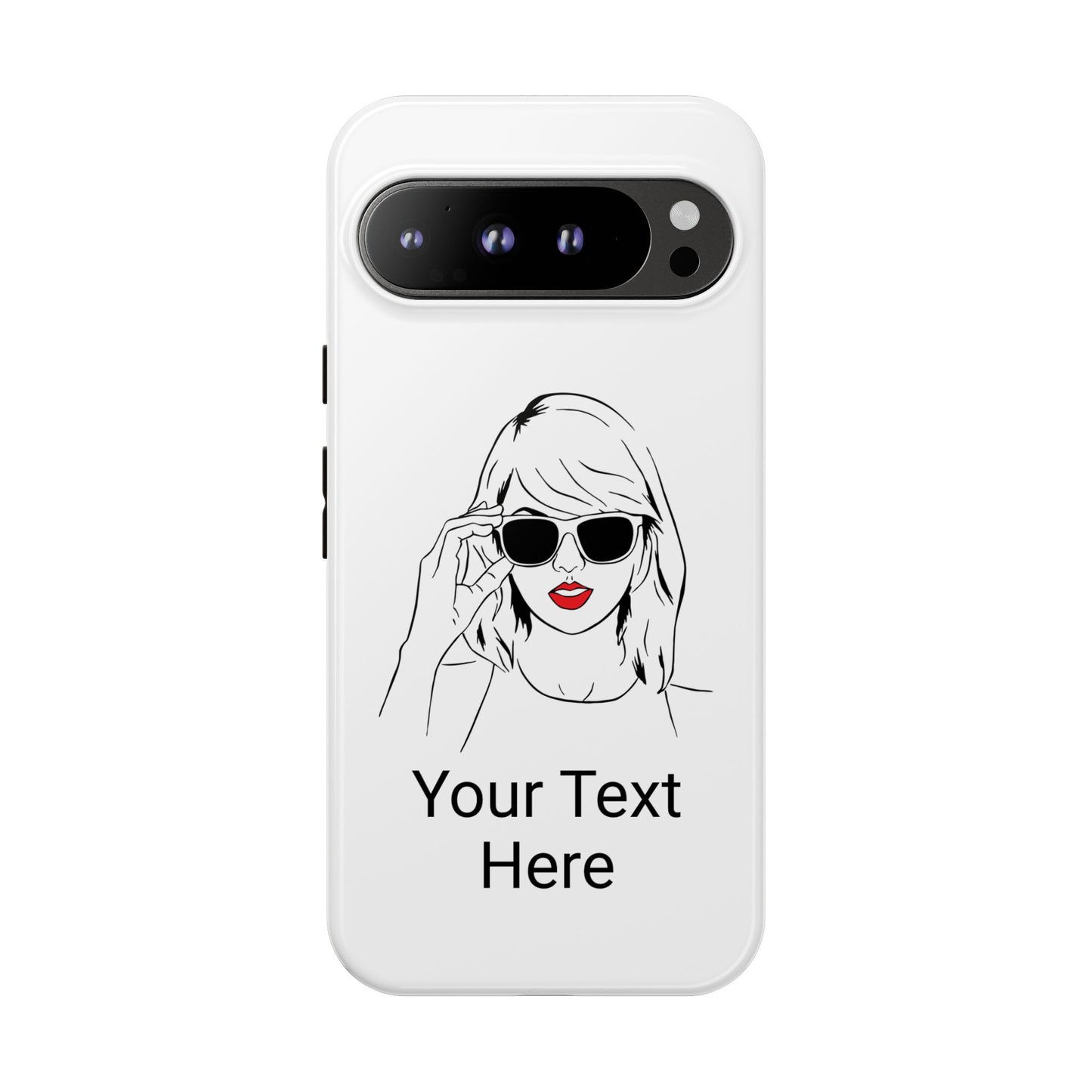 TAYLOR with RED LIPS - NEWER Phone Cases (CAN PERSONALIZE) - Tammy & Friends Travel