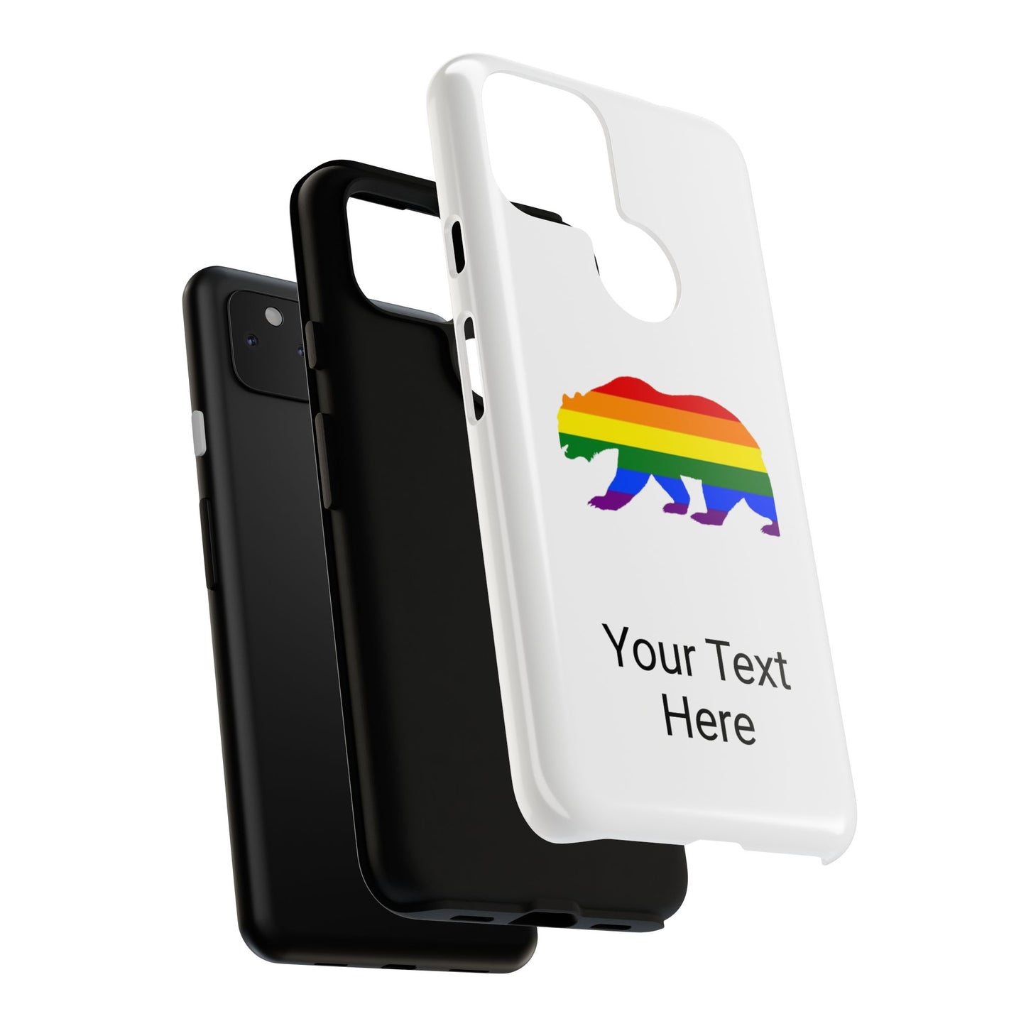 PRIDE BEAR Personalized Older Model Phone Cases - Tammy & Friends Travel