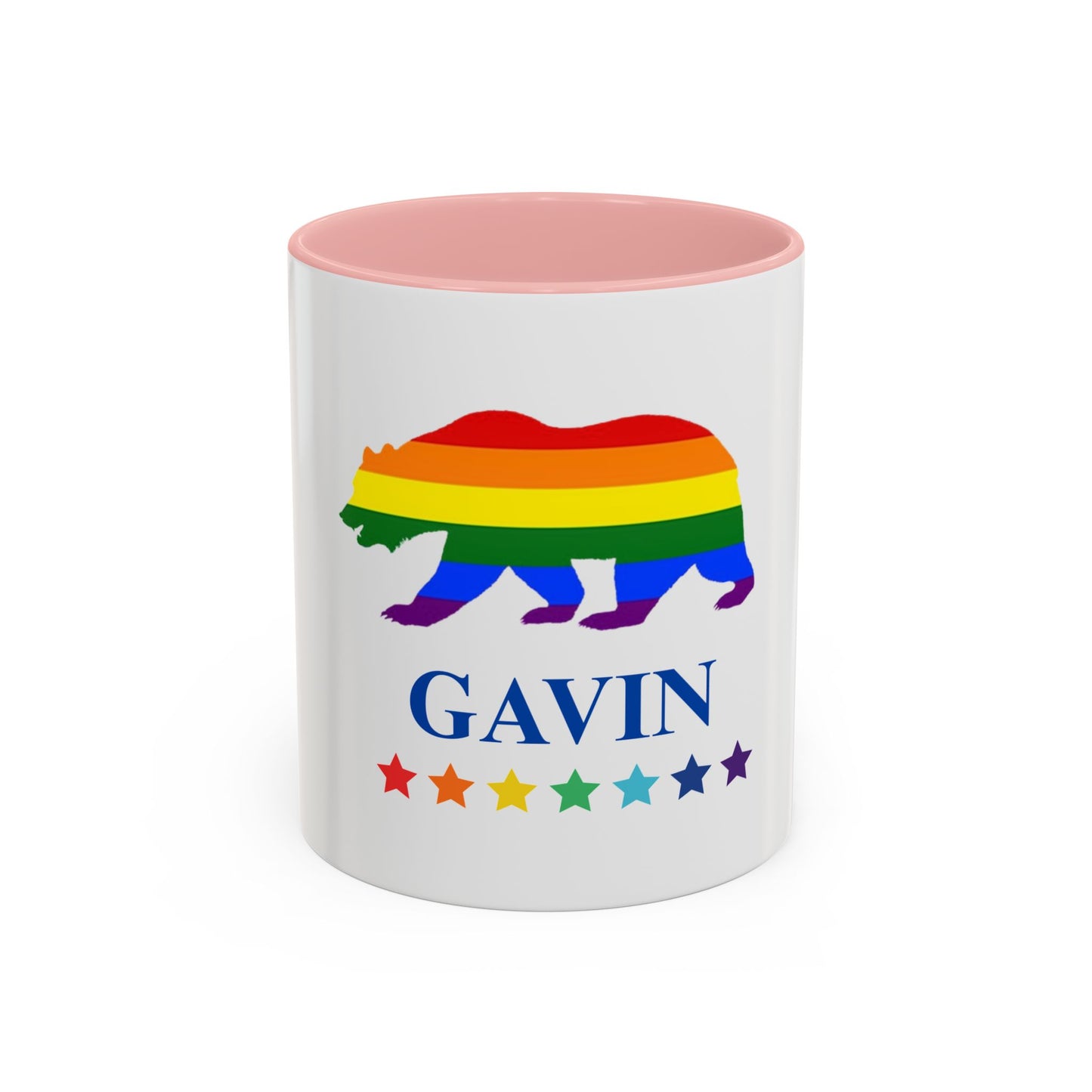 GAVIN PRIDE BEAR Mug 11oz & 15oz with Vibrant Colors (NO PERSONALIZATION) - Tammy & Friends Travel