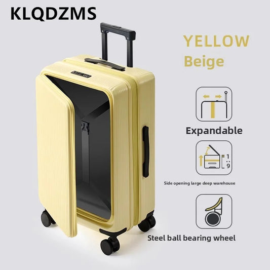 Expandable Luggage ABS+PC Boarding Case 20"22"24"26"28 Inch Large Capacity Luggage Women's Carry-on Travel Suitcase