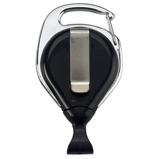 Secure Carabiner Retractable Badge Holder Reel