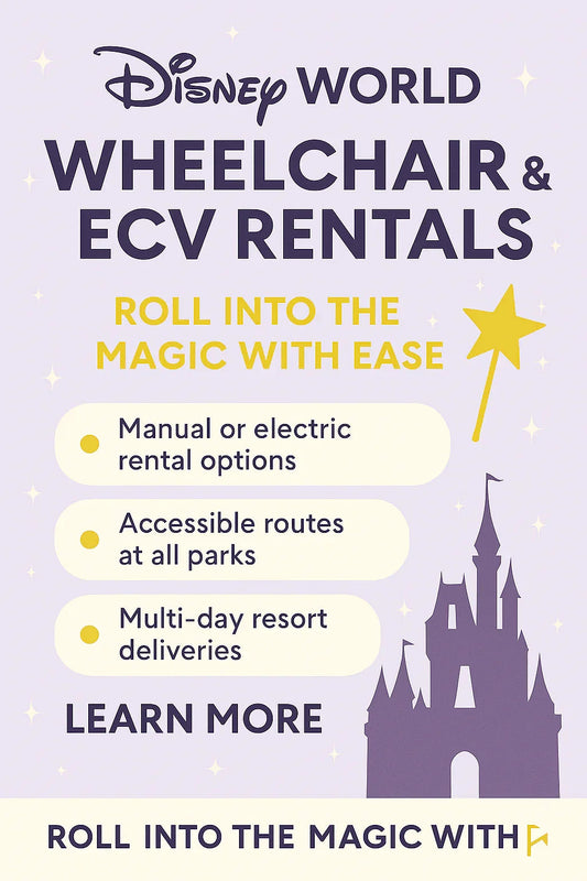🛞 Roll Into the Magic: Wheelchair & ECV Rentals at Disney World - Tammy & Friends Travel