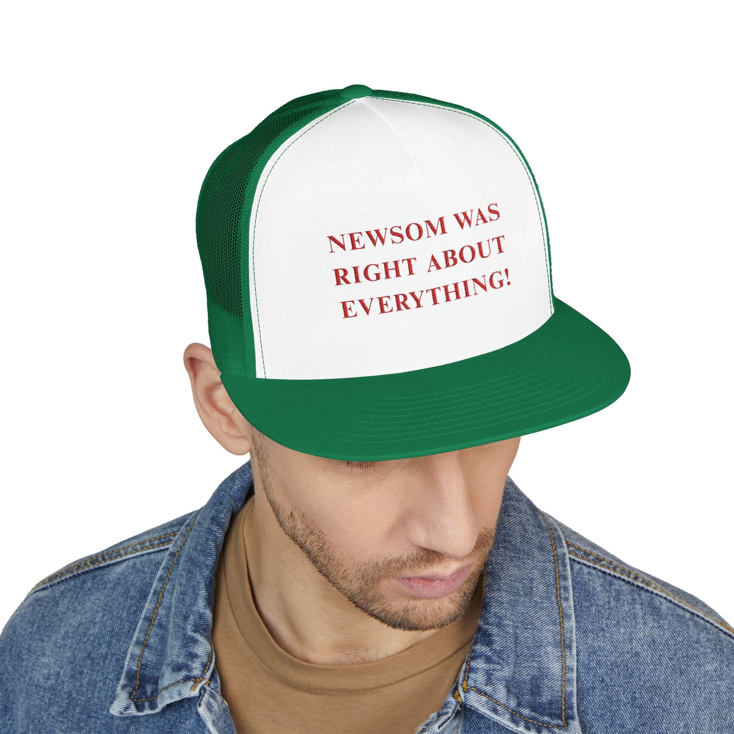 NEWSOM WAS RIGHT Political Trucker Hat - Tammy & Friends Travel