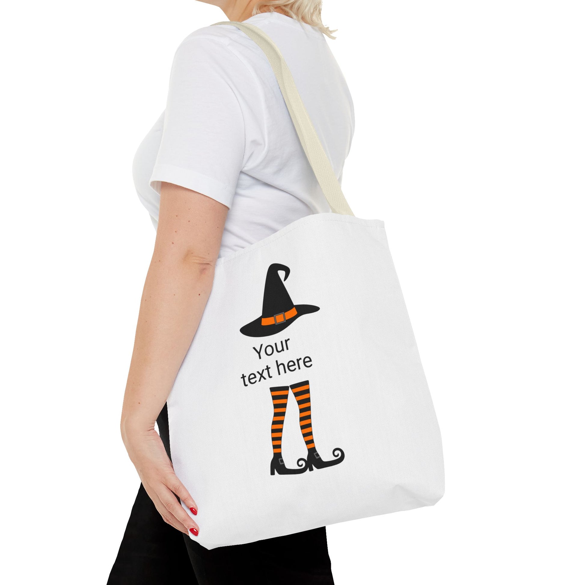 HALLOWEEN WITCH - Tote Bag. (CAN PERSONALIZE) - Tammy & Friends Travel