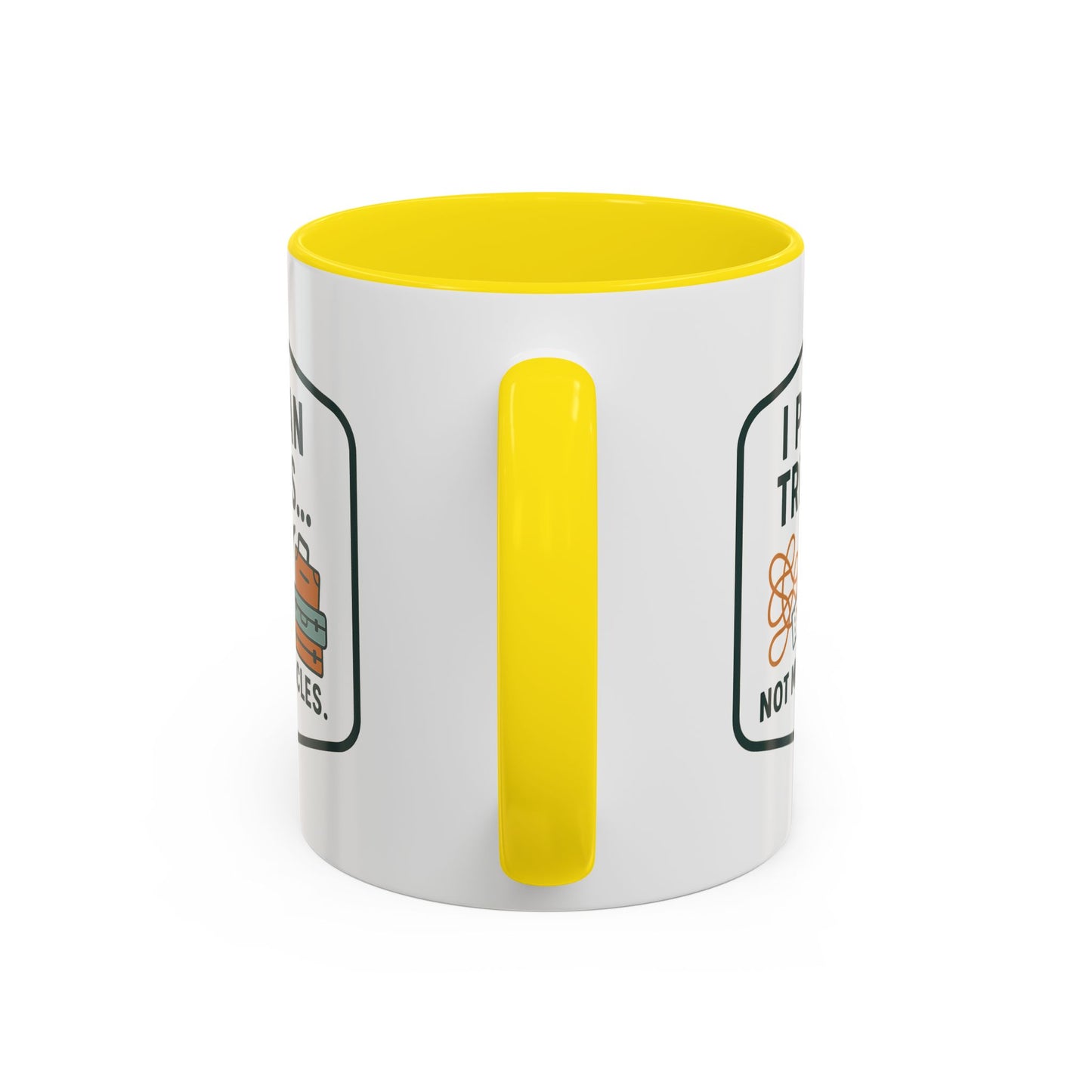 Travel Agent - I Plan Trips… Not Miracles Mug  11oz & 15oz with Vibrant Colors (NOT PERSONALIZED)