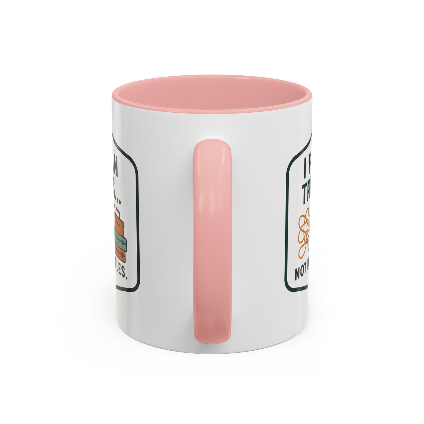 Travel Agent - I Plan Trips… Not Miracles Mug  11oz & 15oz with Vibrant Colors (NOT PERSONALIZED)