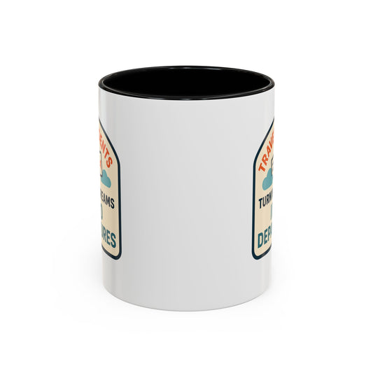 Travel Agents - Turning Dreams Into Departures Mug  11oz & 15oz with Vibrant Colors (NOT PERSONALIZED)