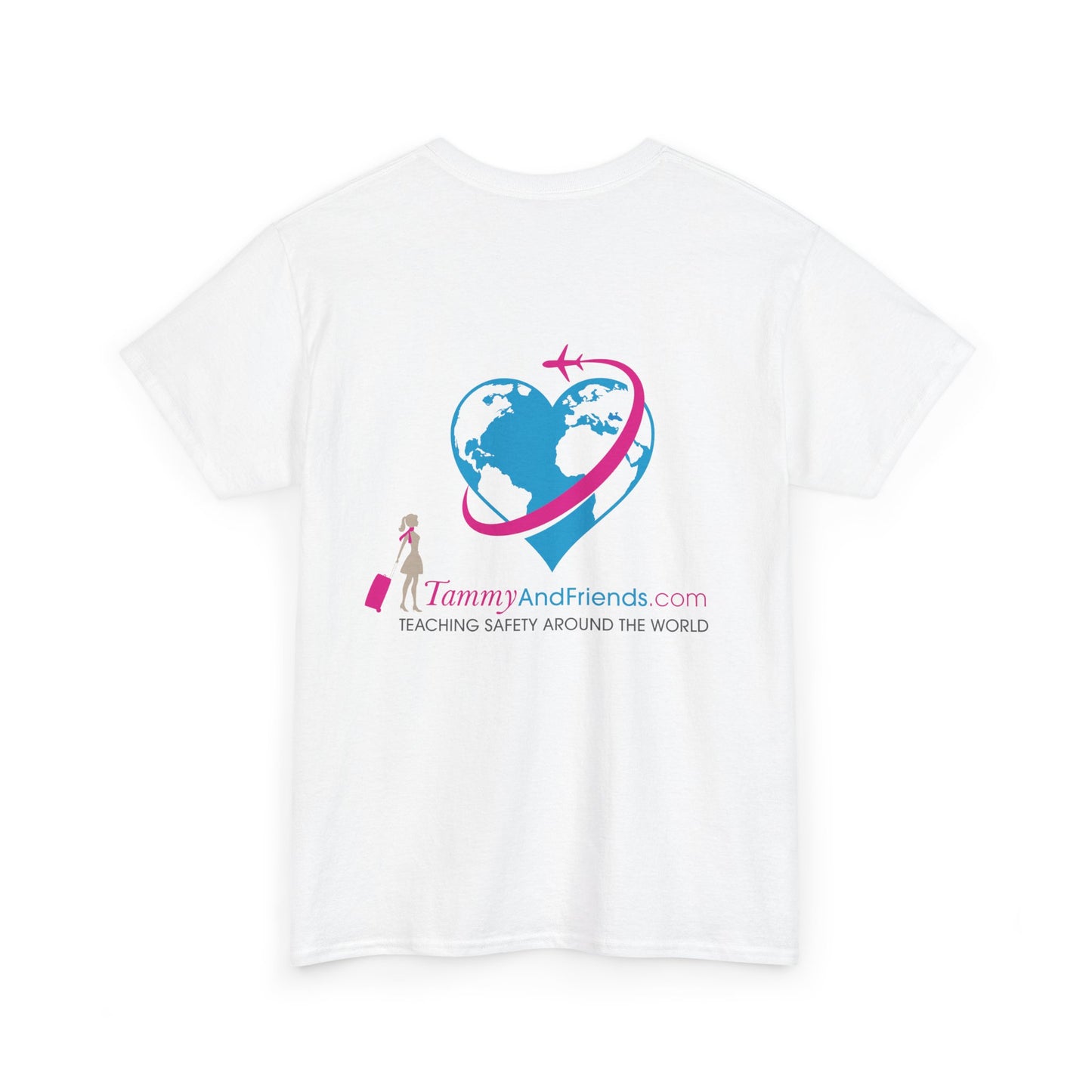 TAMMY'S TRAVEL - Unisex Tee - Tammy & Friends Vacation Wanderlust Apparel - Logo on the back! - Tammy & Friends Travel