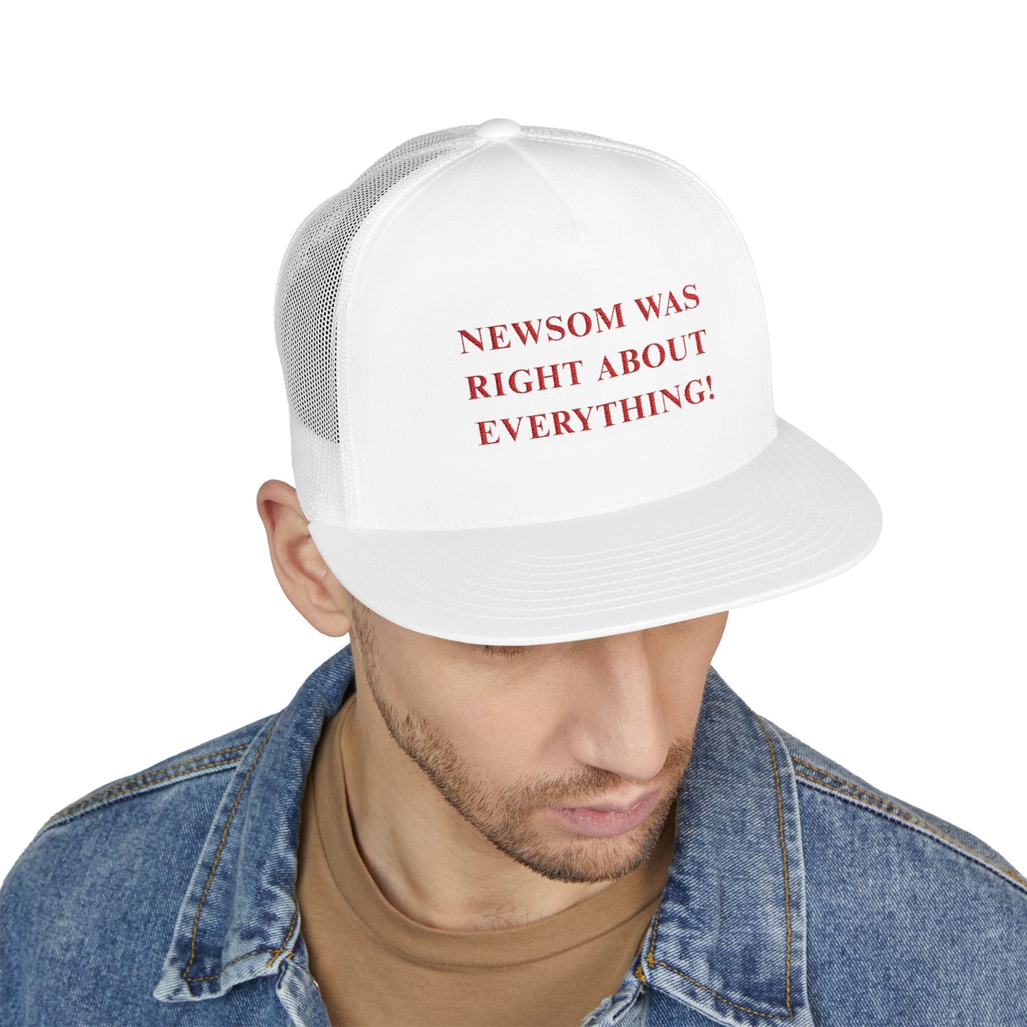 NEWSOM WAS RIGHT Political Trucker Hat - Tammy & Friends Travel