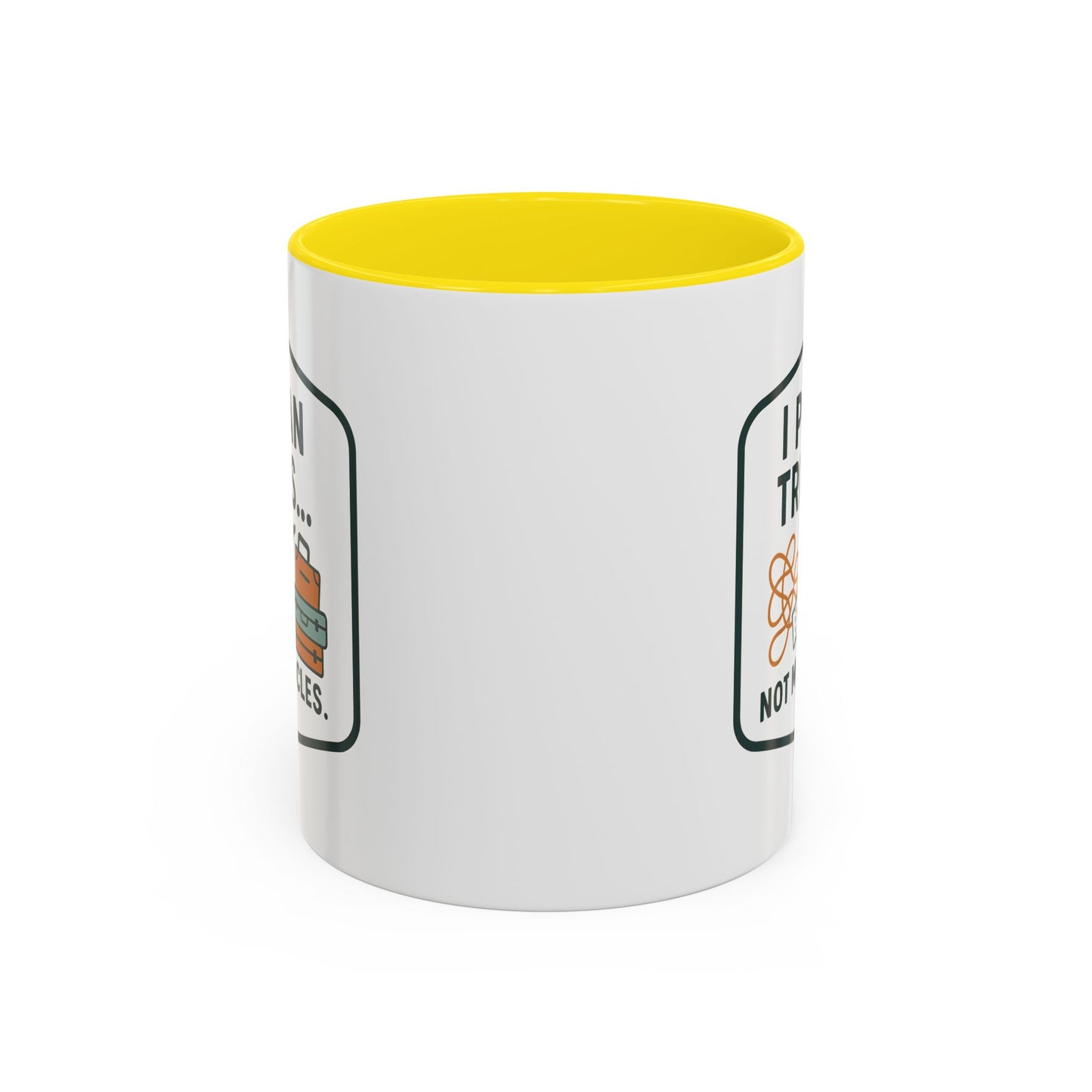 Travel Agent - I Plan Trips… Not Miracles Mug  11oz & 15oz with Vibrant Colors (NOT PERSONALIZED)