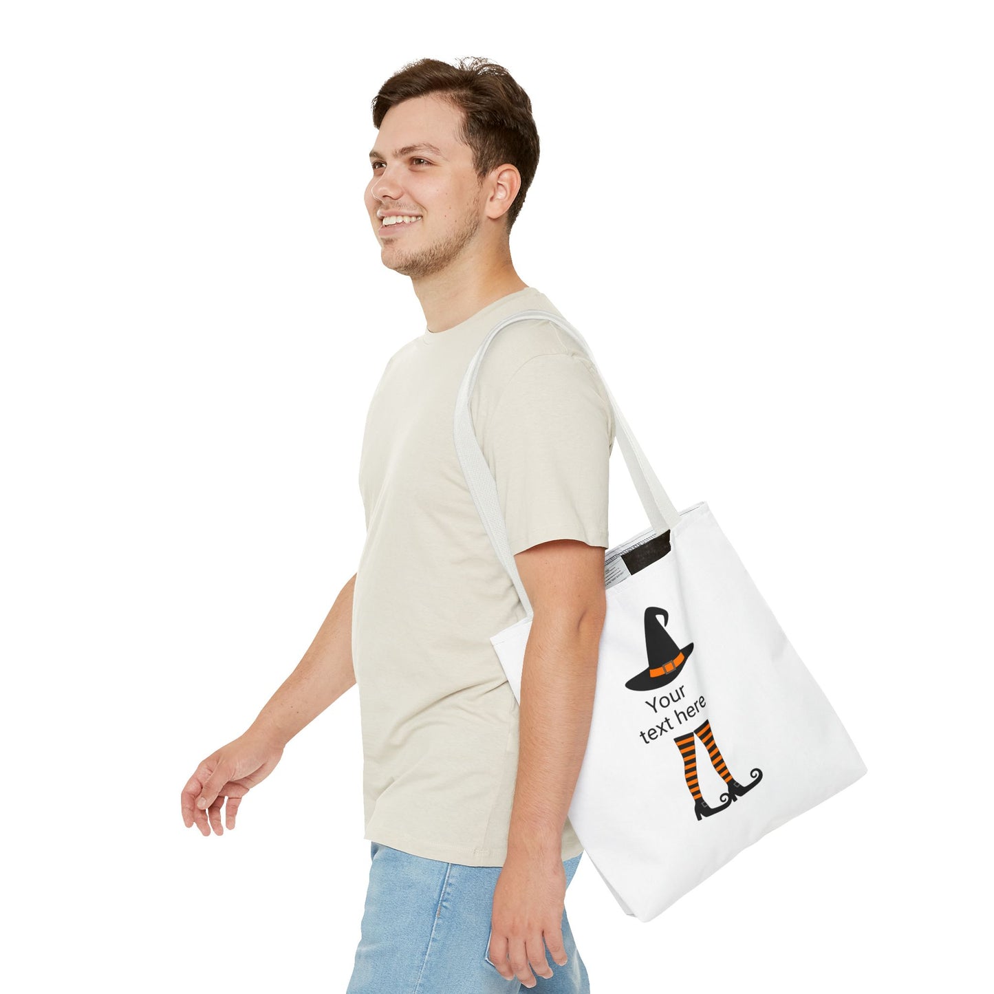 HALLOWEEN WITCH - Tote Bag. (CAN PERSONALIZE) - Tammy & Friends Travel