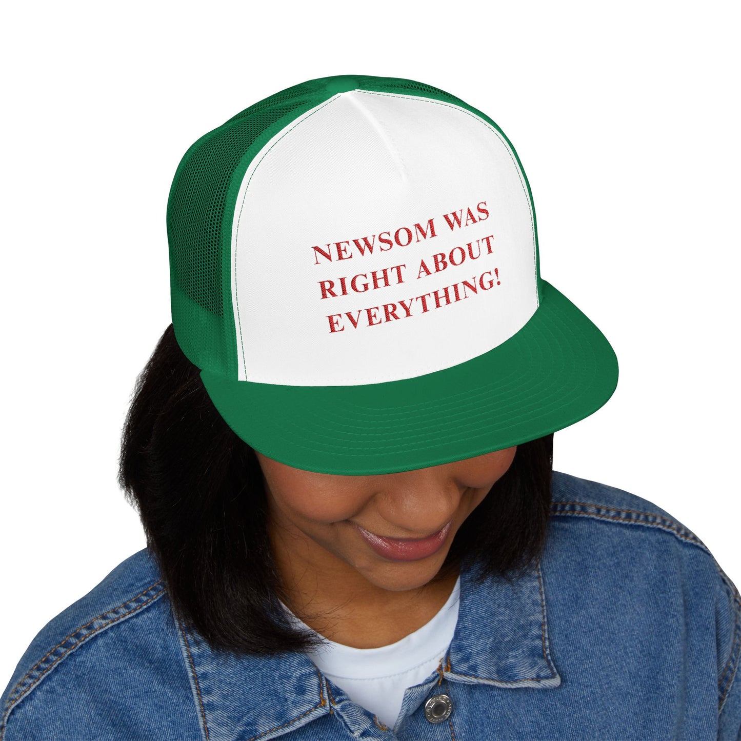 NEWSOM WAS RIGHT Political Trucker Hat - Tammy & Friends Travel