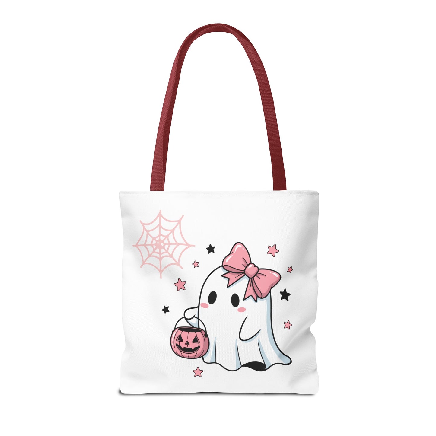 HALLOWEEN GHOST with BOOK - Tote Bag. (CAN PERSONALIZE) - Tammy & Friends Travel