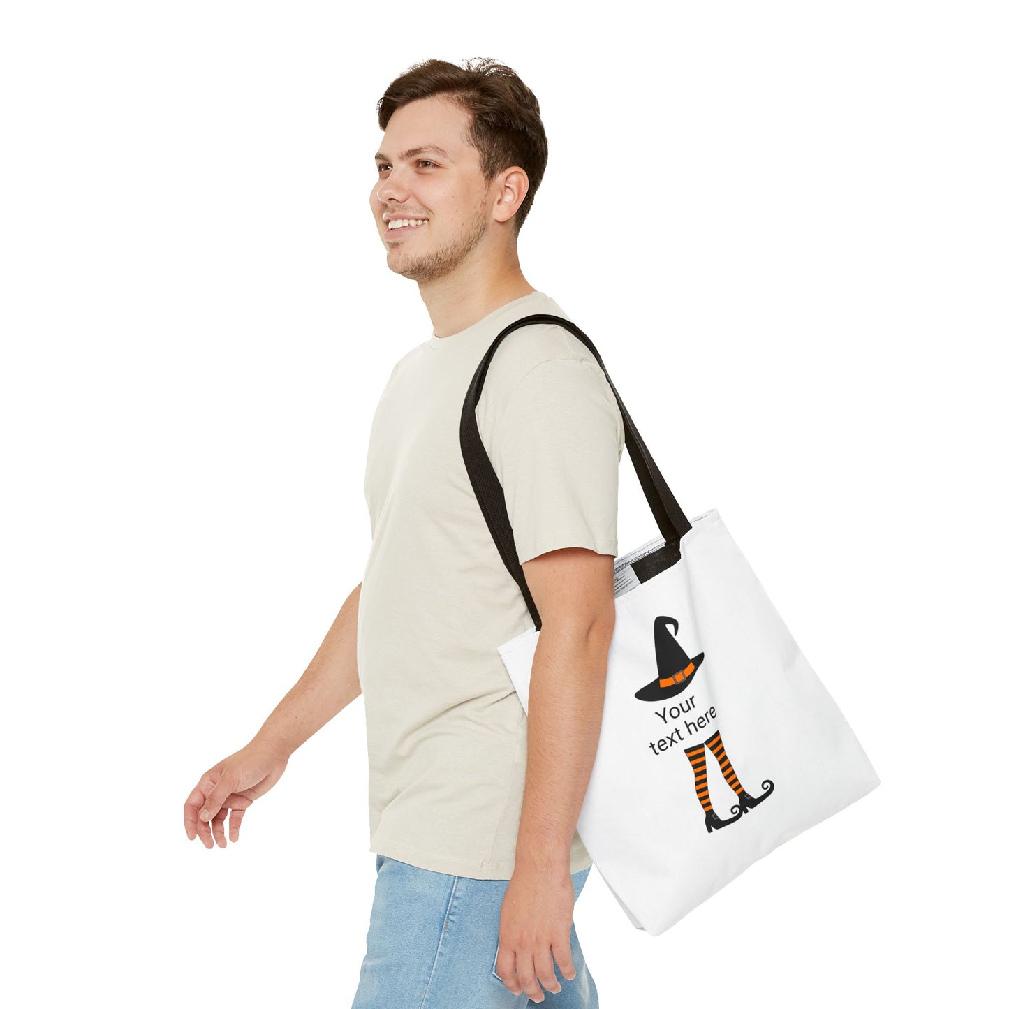 HALLOWEEN WITCH - Tote Bag. (CAN PERSONALIZE) - Tammy & Friends Travel