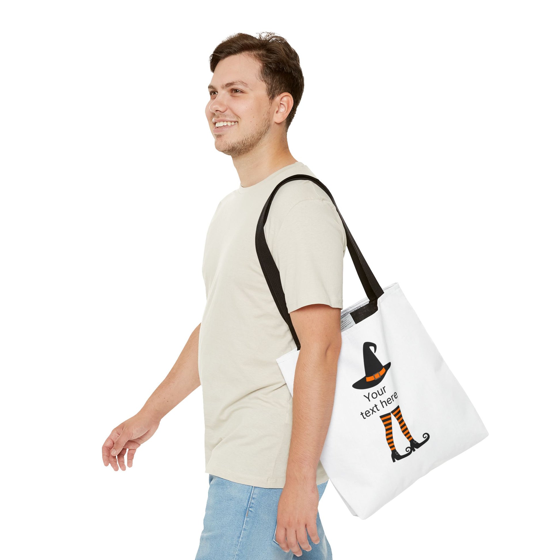HALLOWEEN WITCH - Tote Bag. (CAN PERSONALIZE) - Tammy & Friends Travel