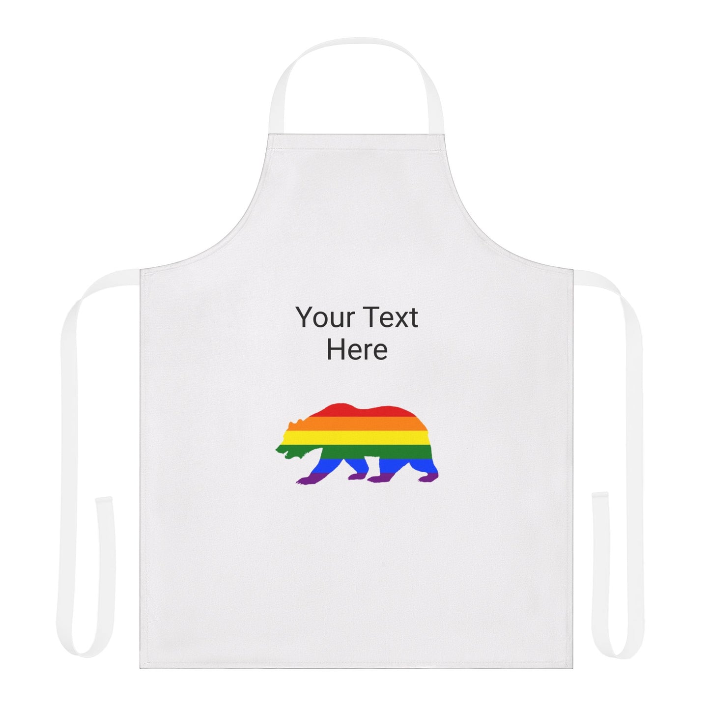 PRIDE BEAR - Pride Apron (CAN PERSONALIZE) - Tammy & Friends Travel