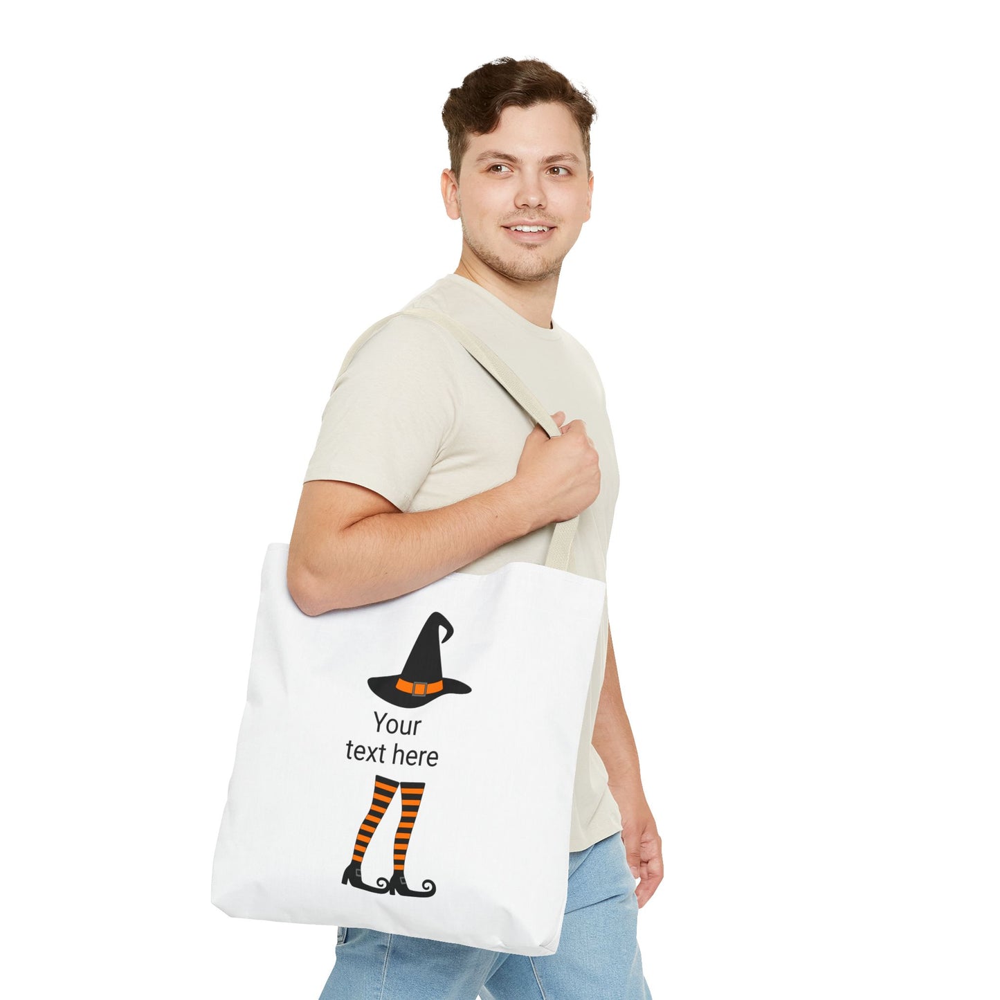 HALLOWEEN WITCH - Tote Bag. (CAN PERSONALIZE) - Tammy & Friends Travel