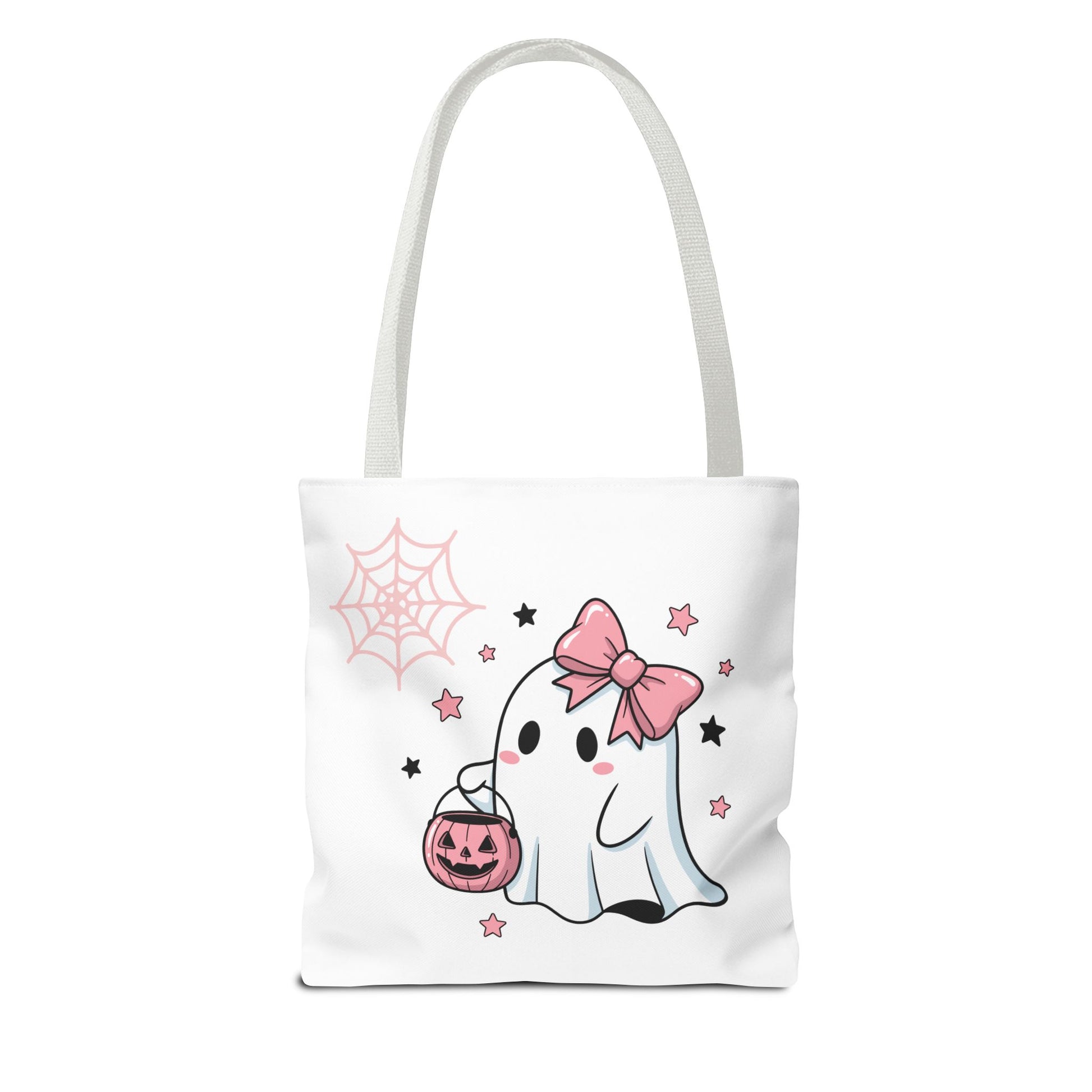 HALLOWEEN GHOST with BOOK - Tote Bag. (CAN PERSONALIZE) - Tammy & Friends Travel