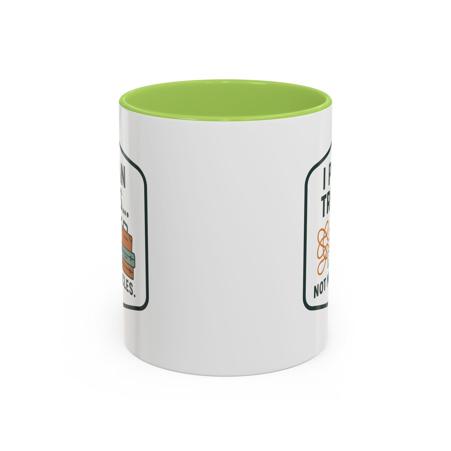 Travel Agent - I Plan Trips… Not Miracles Mug  11oz & 15oz with Vibrant Colors (NOT PERSONALIZED)