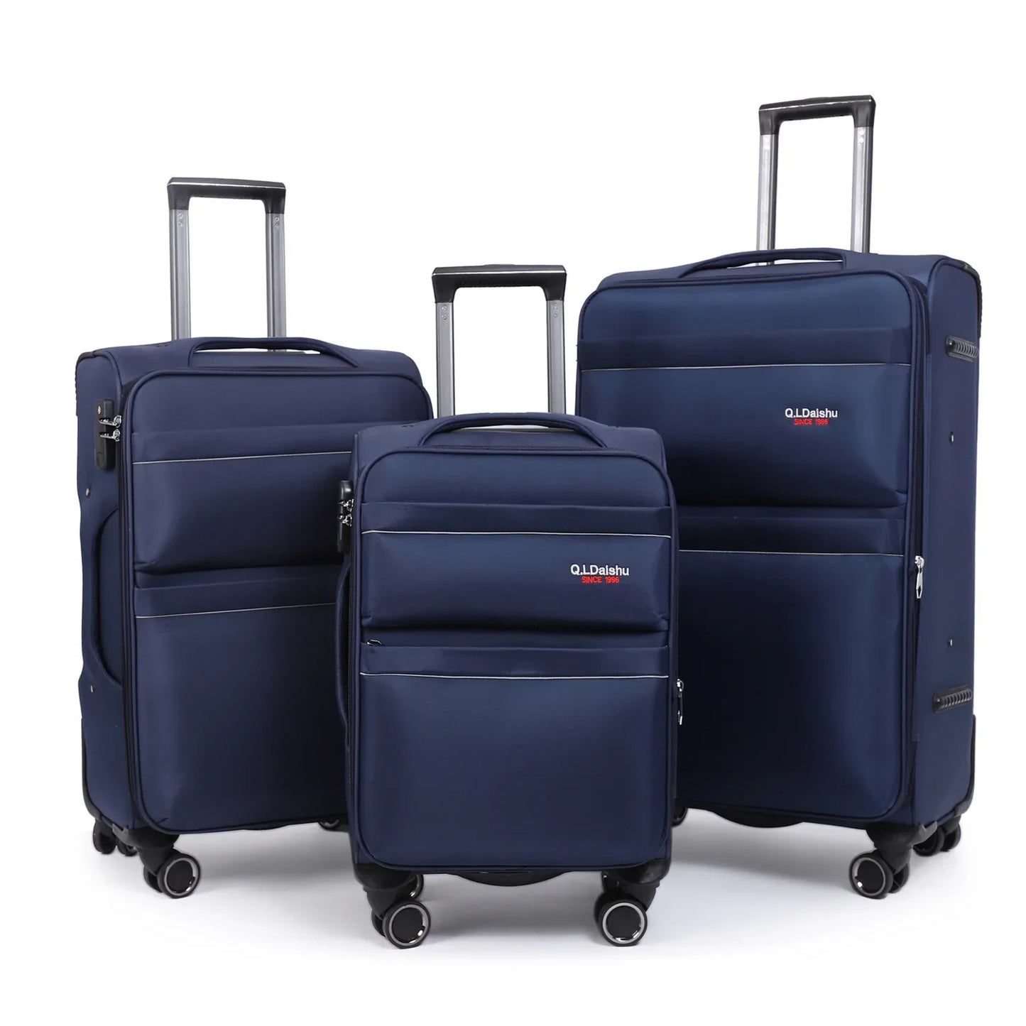 20"24"28" Large Capacity Oxford Fabric Wheel Luggage Set Spinner Suitcase Three Pcs Travel Bag on Wheels
