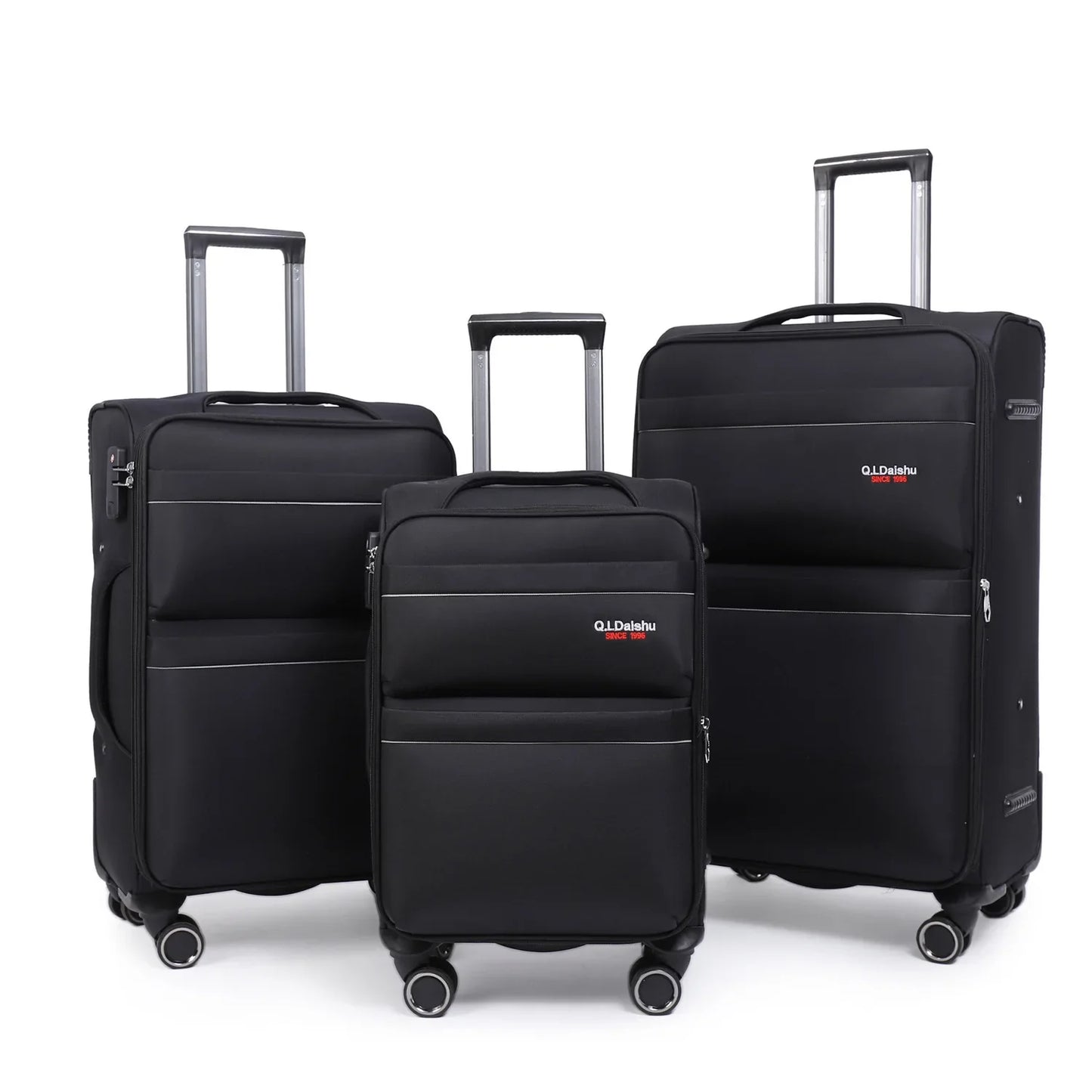 20"24"28" Large Capacity Oxford Fabric Wheel Luggage Set Spinner Suitcase Three Pcs Travel Bag on Wheels