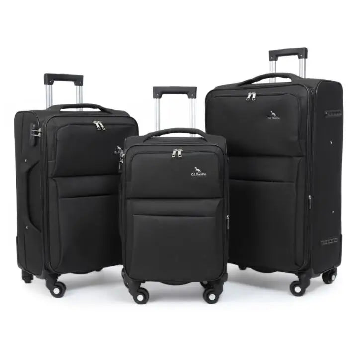 20"24"28" Large Capacity Oxford Fabric Wheel Luggage Set Spinner Suitcase Three Pcs Travel Bag on Wheels