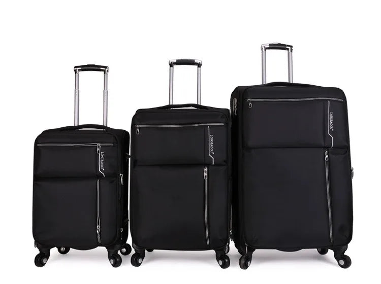 20"24"28" Large Capacity Oxford Fabric Wheel Luggage Set Spinner Suitcase Three Pcs Travel Bag on Wheels
