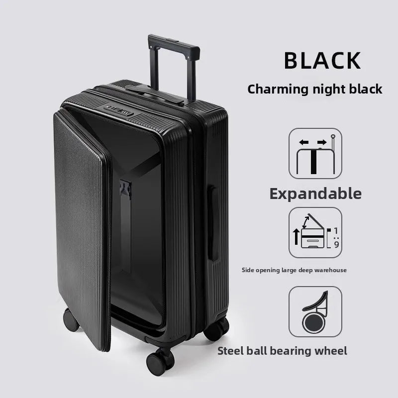 Expandable Luggage ABS+PC Boarding Case 20"22"24"26"28 Inch Large Capacity Luggage Women's Carry-on Travel Suitcase