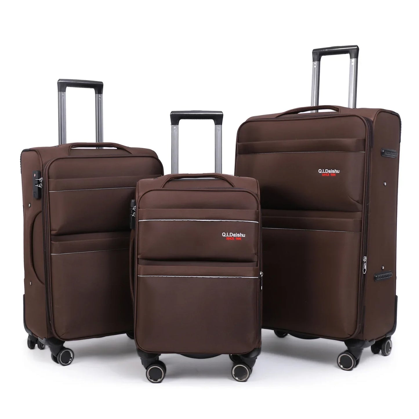 20"24"28" Large Capacity Oxford Fabric Wheel Luggage Set Spinner Suitcase Three Pcs Travel Bag on Wheels