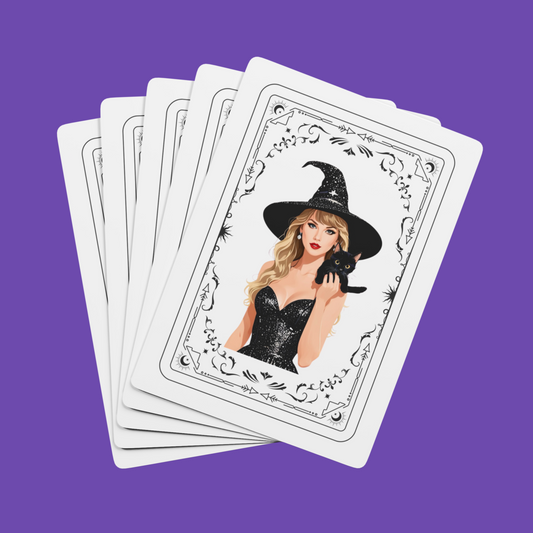 TAYLOR WITCH    PLAYING CARDS  (NOT PERSONALIZED)